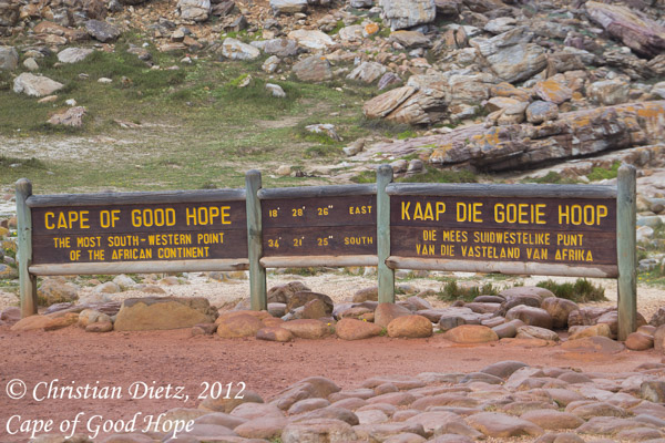 Südafrika - Tag 13 - Silvermine und Kap der Guten Hoffnung - Kap der Guten Hoffnung - Afrika
